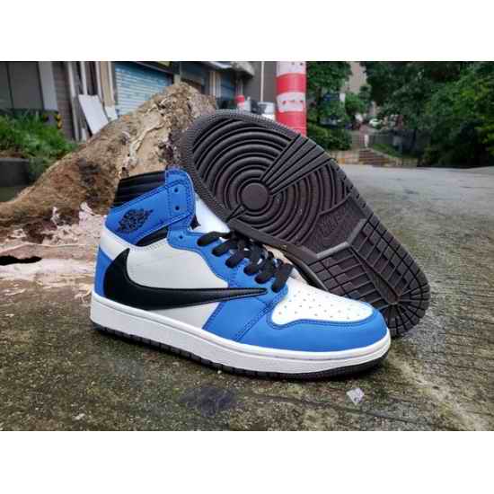 Air Jordan 1 High OG TS SP Blue Women Shoes